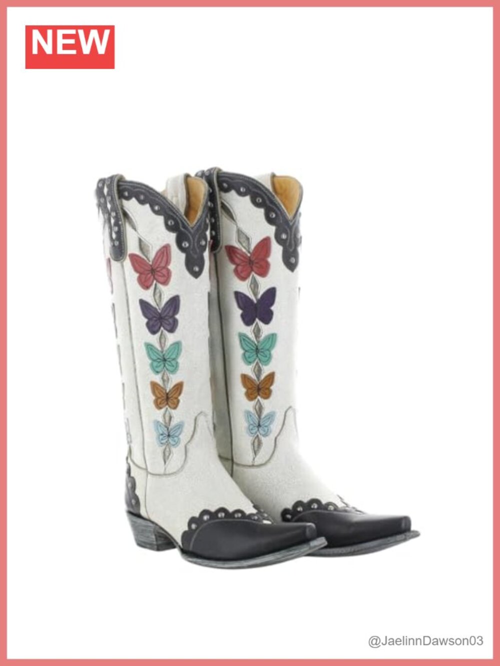 Old Gringo Cressida Western Bootie Snip Toe Crackled Leather